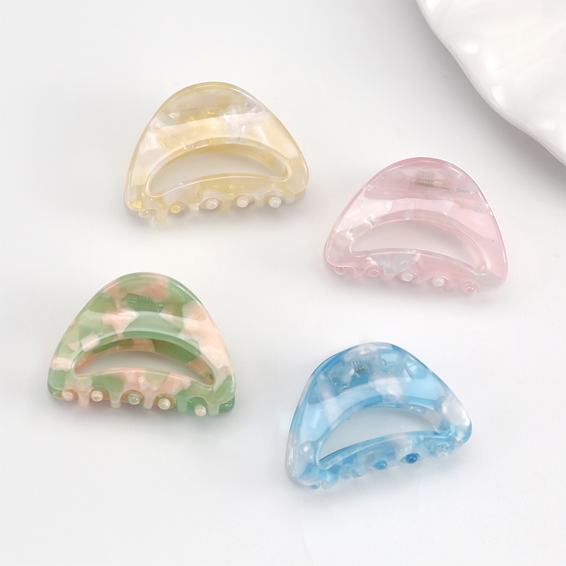 Arc Notch Acetate Hair Claw Clip