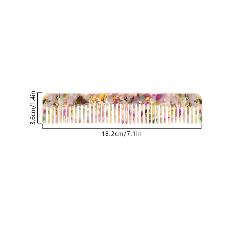Slender Shape Acetate Comb