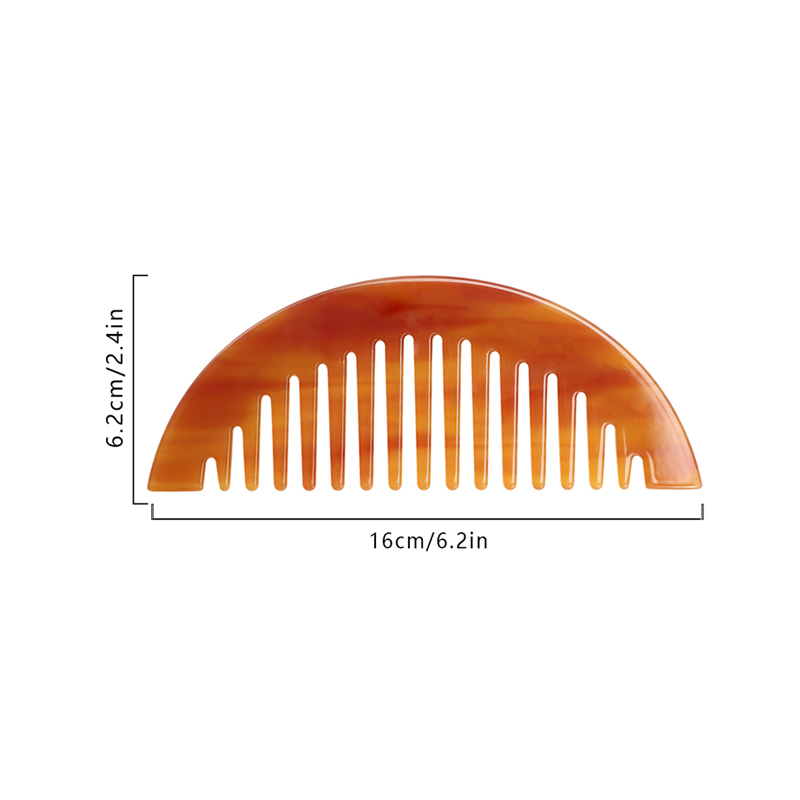 Semicircular Arch Acetate Comb