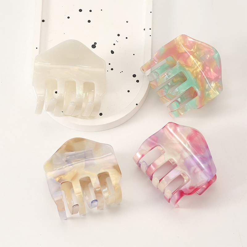Small Square Acetate Hair Claw Clip