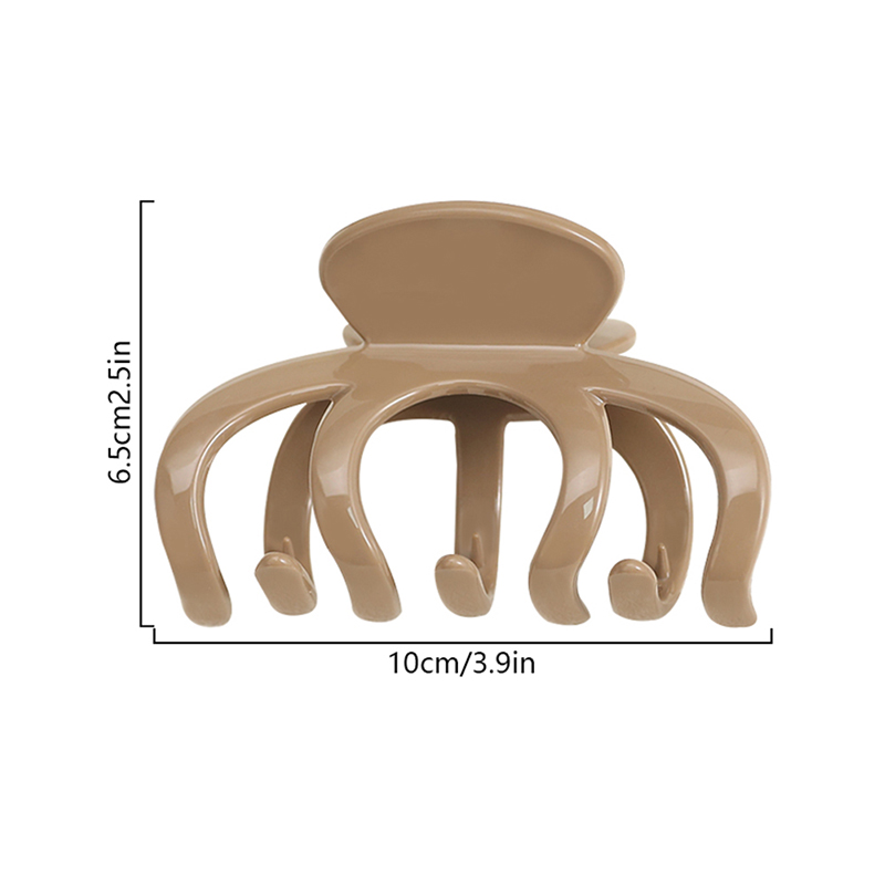Seven-Claw Shape Injected Plastic Hair Claw Clip