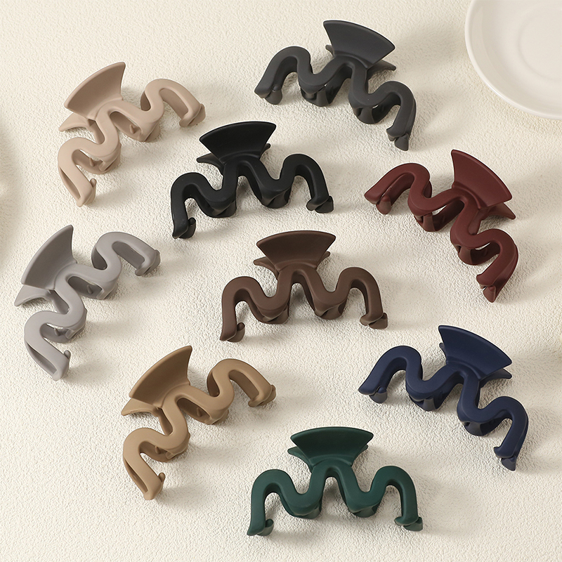 M-Shaped Jelly Clip Injected Plastic Hair Claw Clip