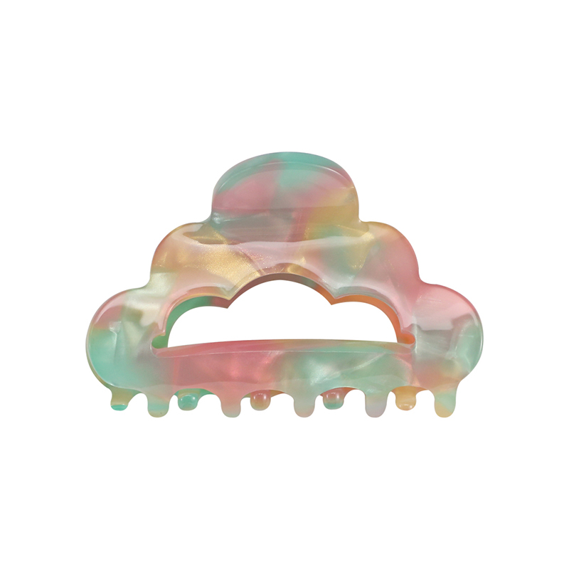 Cloud Shape Hollow Acetate Hair Claw Clip