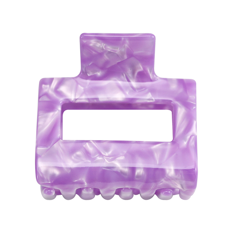 Square Empty In The Middle Acetate Hair Claw Clip