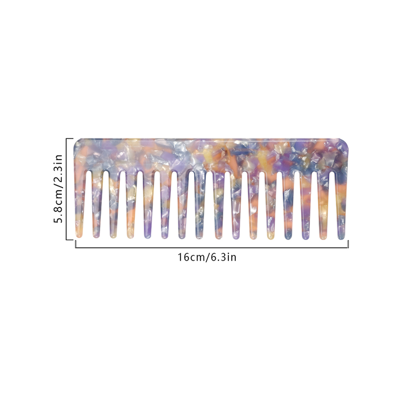 Large Rectangle Acetate Comb