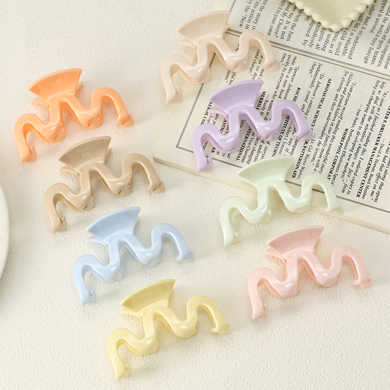 M-Shaped Jelly Clip Injected Plastic Hair Claw Clip