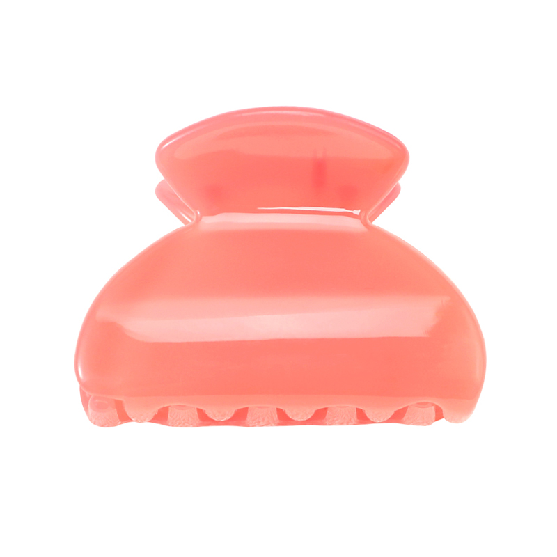Semicircular Injected Plastic Hair Claw Clip
