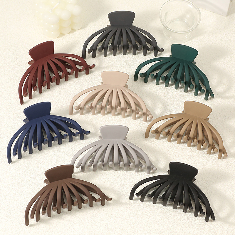 Octopus Injected Plastic Hair Claw Clip
