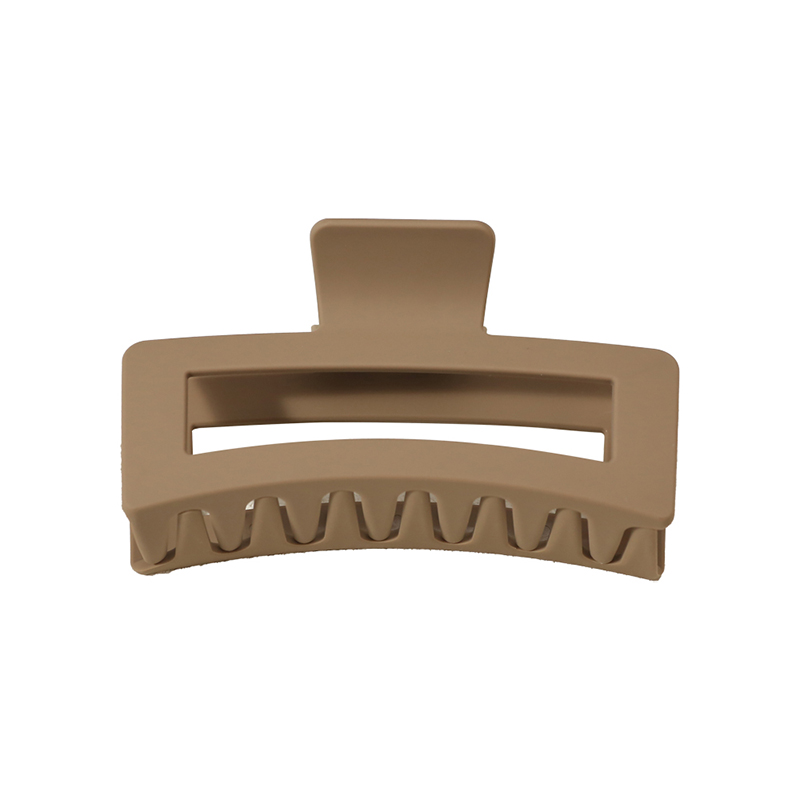 Rectangle Injected Plastic Hair Claw Clip