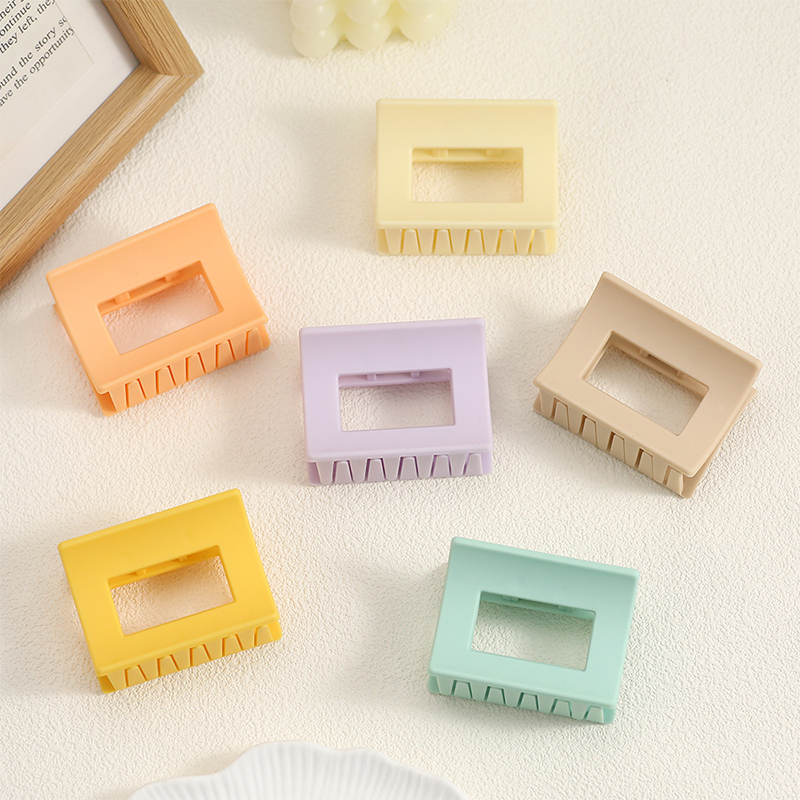 Square Injected Plastic Hair Claw Clip