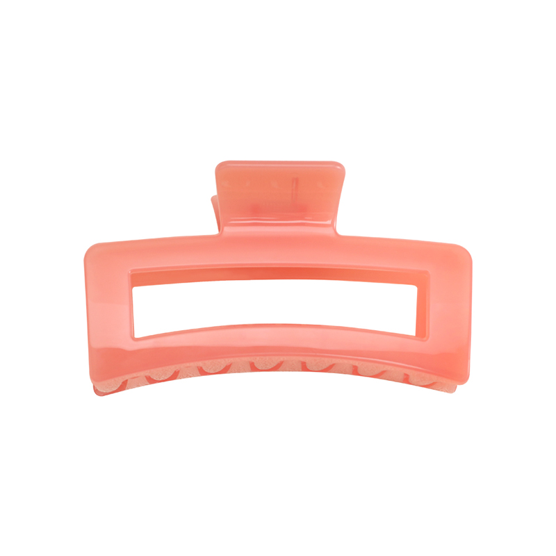 Rectangle Injected Plastic Hair Claw Clip