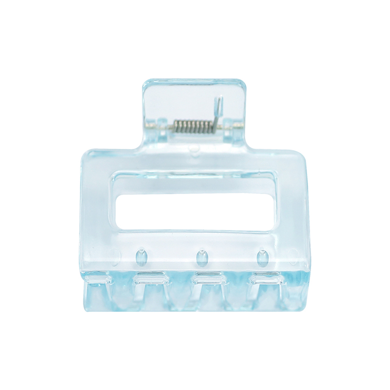Square Injected Plastic Hair Claw Clip With Handle