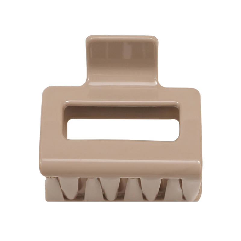 Square Injected Plastic Hair Claw Clip With Handle