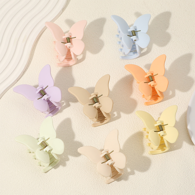 Butterfly Injected Plastic Hair Claw Clip