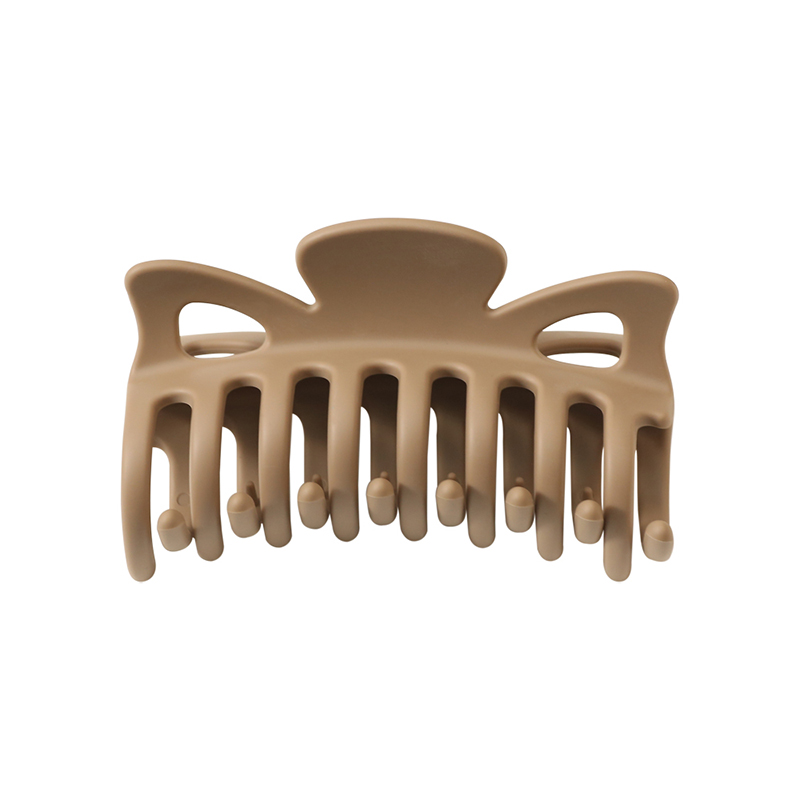 Butterfly Keel Rubber Smooth Injected Plastic Hair Claw Clip