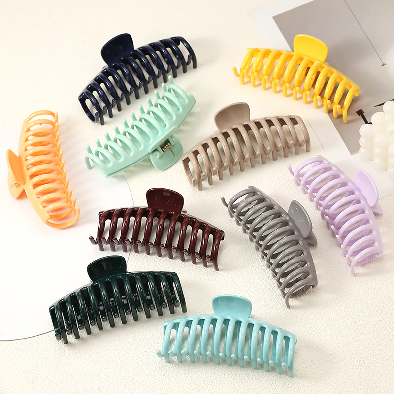 Bright Keel Injected Plastic Hair Claw Clip