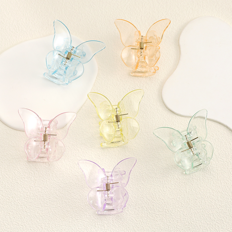 Butterfly Injected Plastic Hair Claw Clip