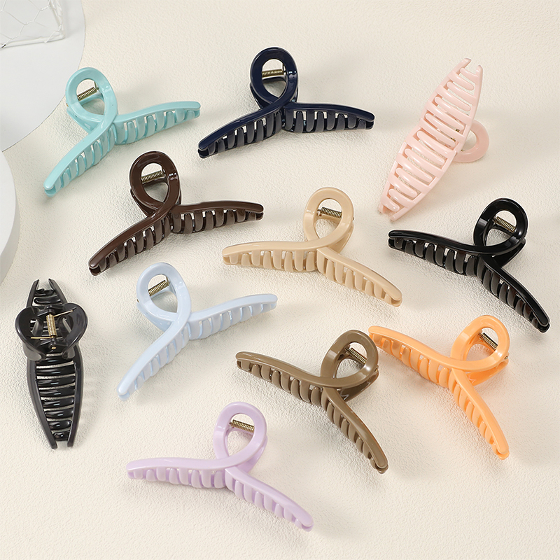 Cross 13cm Injected Plastic Hair Claw Clip