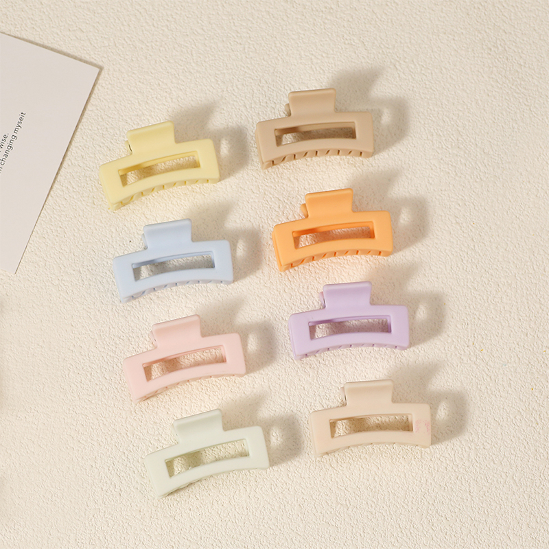 Small Square Injected Plastic Hair Claw Clip