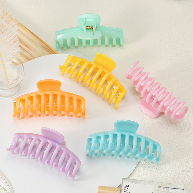Dragon Bone Injected Plastic Hair Claw Clip
