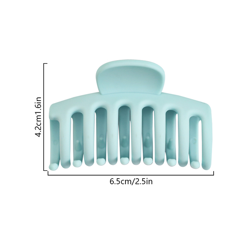 Keel Rubber Injected Plastic Hair Claw Clip