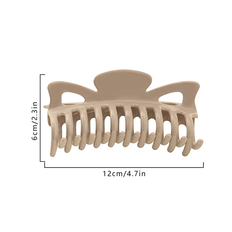 Butterfly Keel Injected Plastic Hair Claw Clip