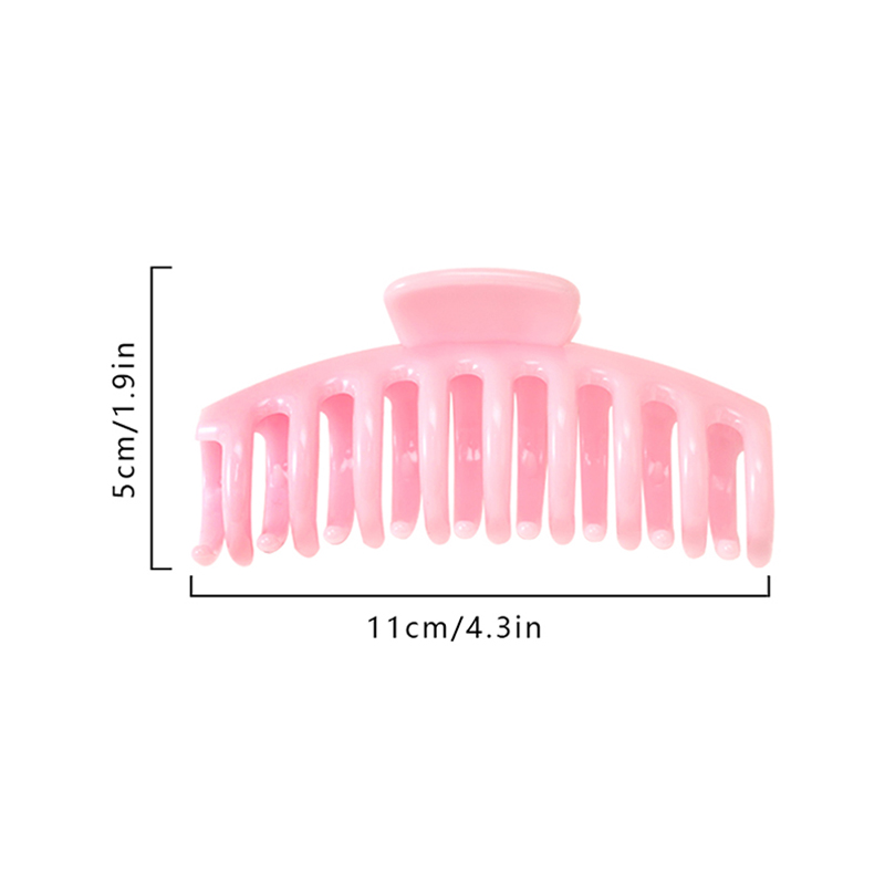 Dragon Bone Injected Plastic Hair Claw Clip