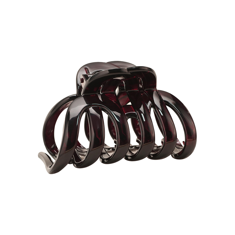 Pumpkin Injected Plastic Hair Claw Clip
