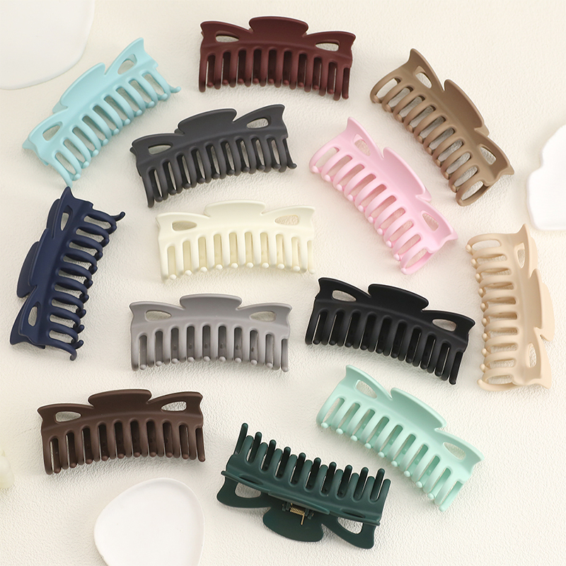 Butterfly Keel Injected Plastic Hair Claw Clip