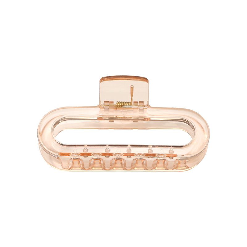 Oval Injected Plastic Hair Claw Clip