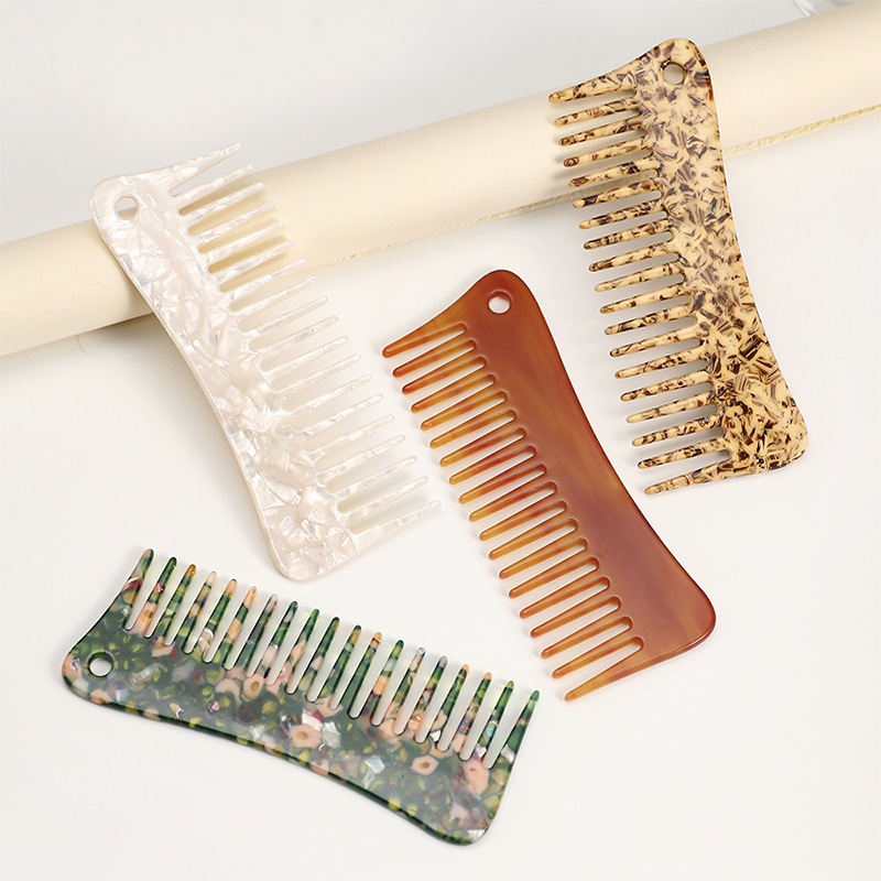 Irregular Shape Acetate Comb
