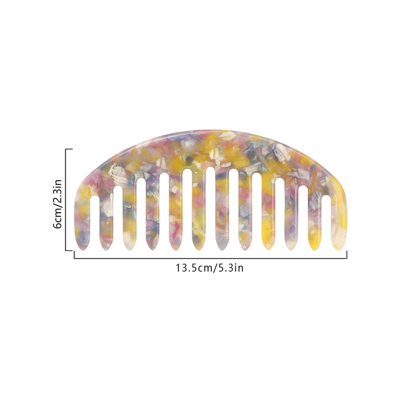 Wide Teeth Acetate Comb