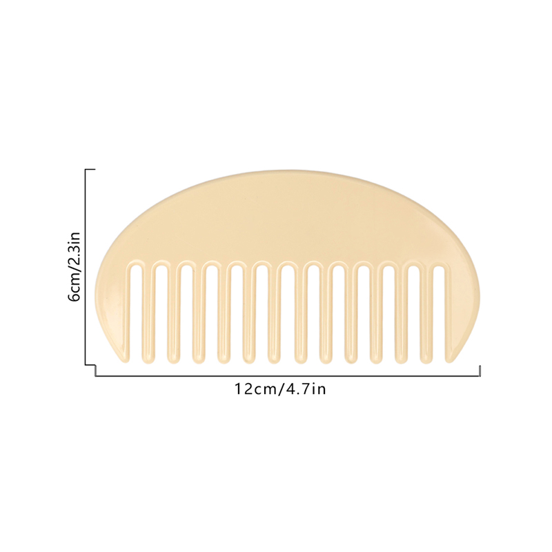Oval And Compact Acetate Comb