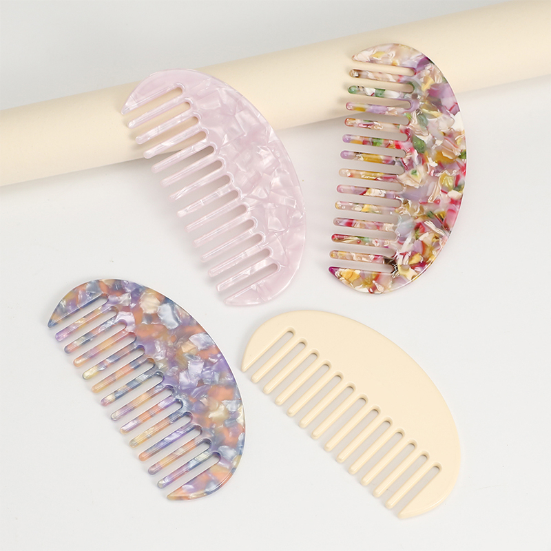 Oval And Compact Acetate Comb
