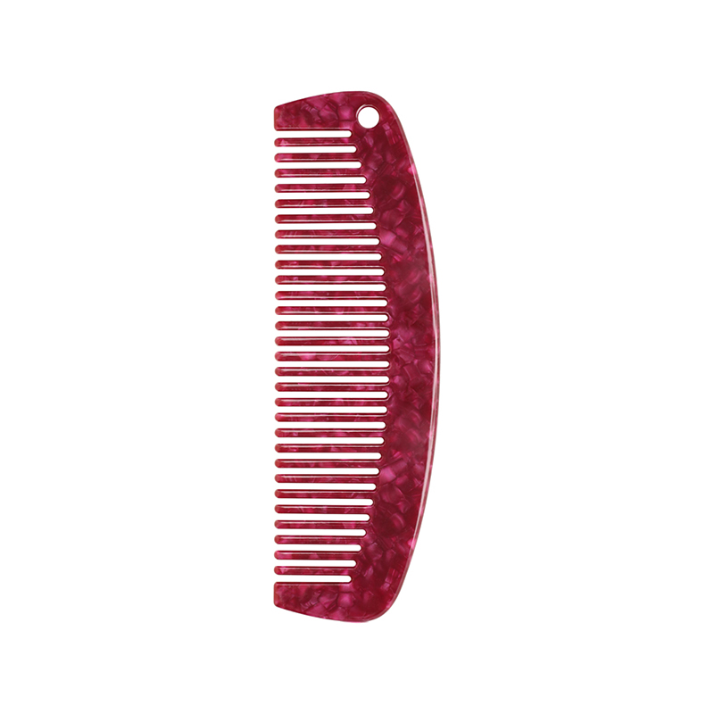 Curved Surface Acetate Comb With Holes