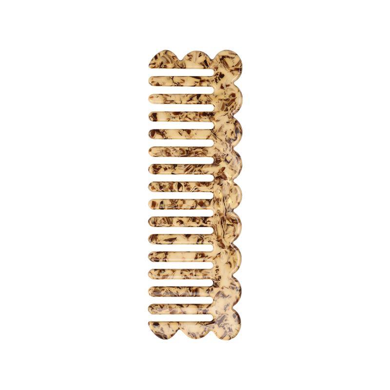 Neat Wavy Style Acetate Comb