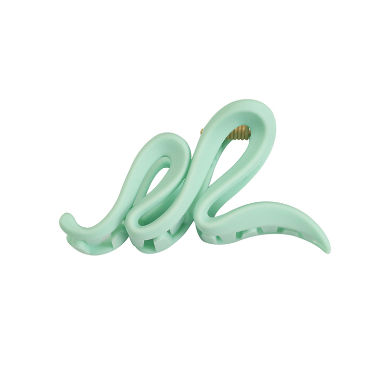 Snake Rubber Injected Plastic Hair Claw Clip