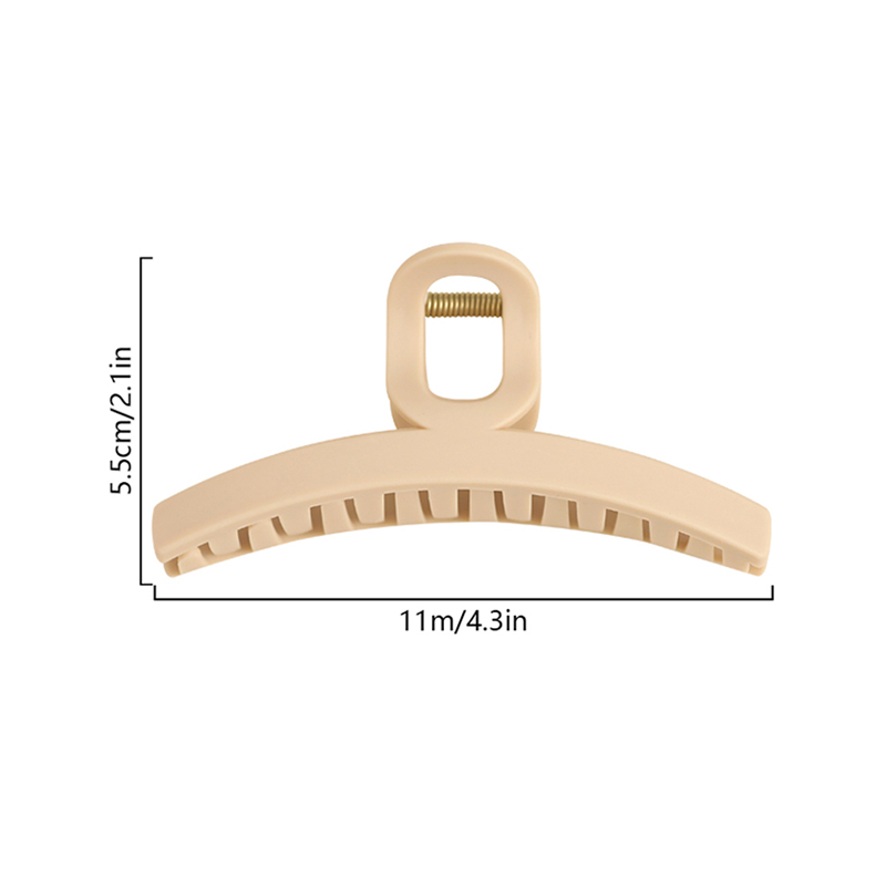 One-Shaped Clip Injected Plastic Hair Claw Clip