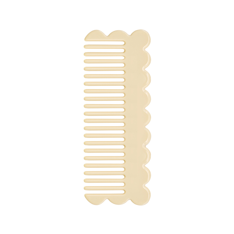 Plum Blossom Wavy Acetate Comb