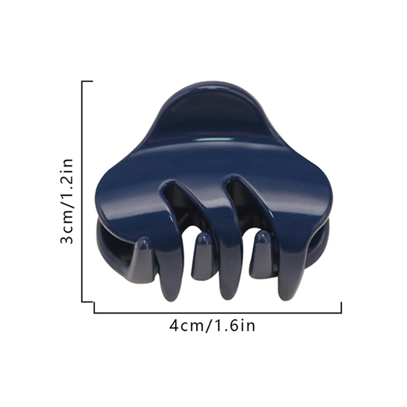 Inclined Teeth Injected Plastic Hair Claw Clip
