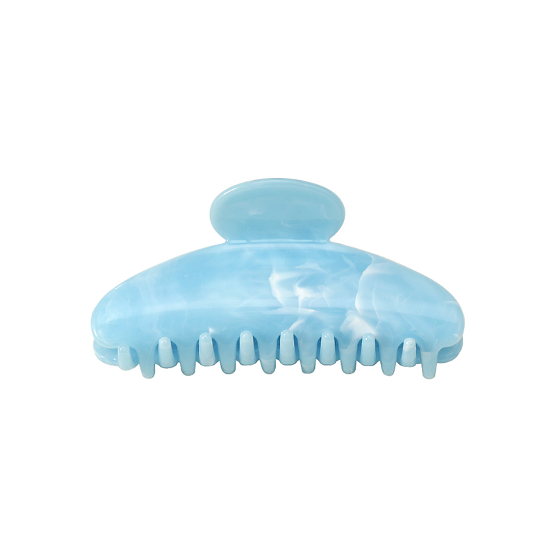 Small Sector Injected Plastic Hair Claw Clip