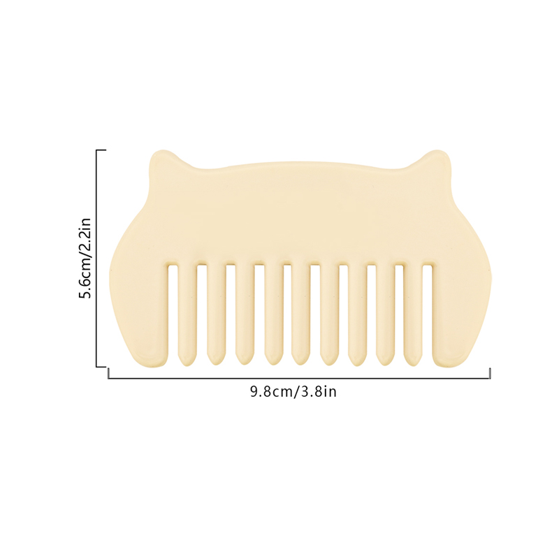 Cute Acetate Comb With Horns