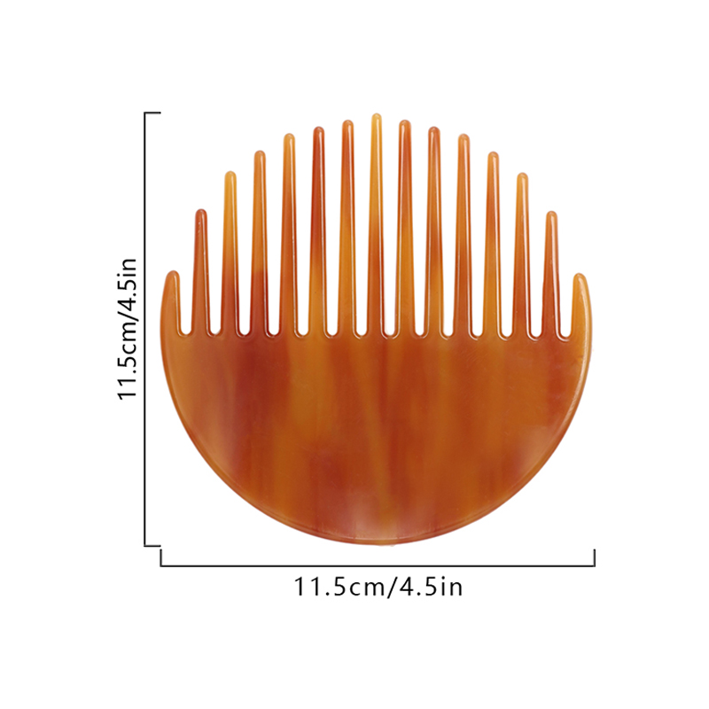 Round Acetate Comb