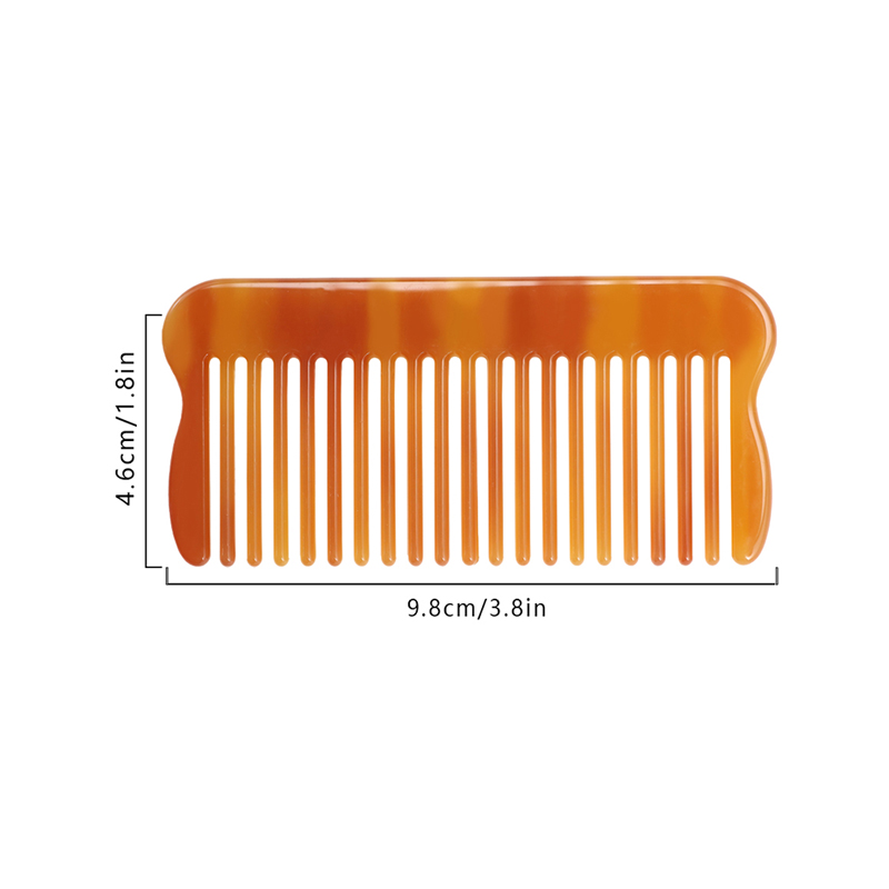 Concave On Both Sides Acetate Comb