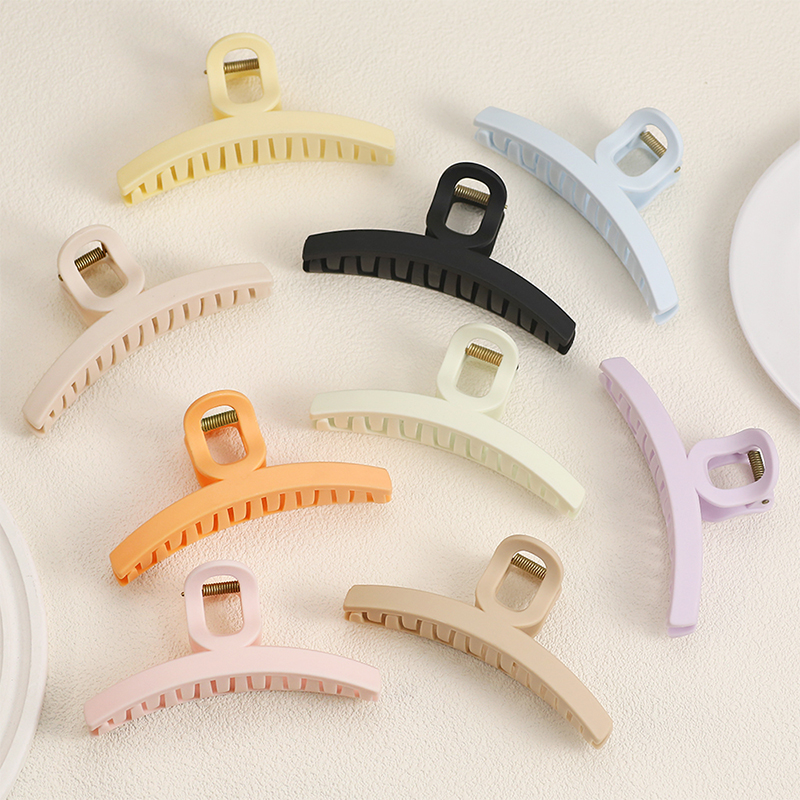 One-Shaped Clip Injected Plastic Hair Claw Clip