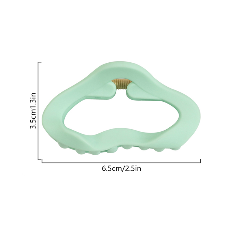 Cloud Eraser Injected Plastic Hair Claw Clip