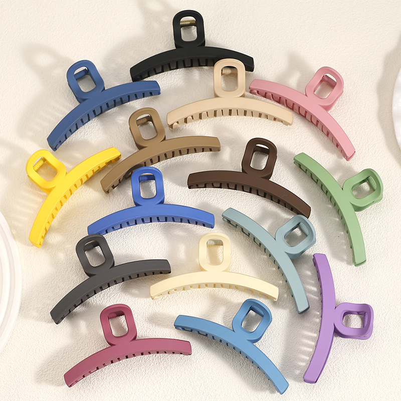 One-Shaped Clip Injected Plastic Hair Claw Clip