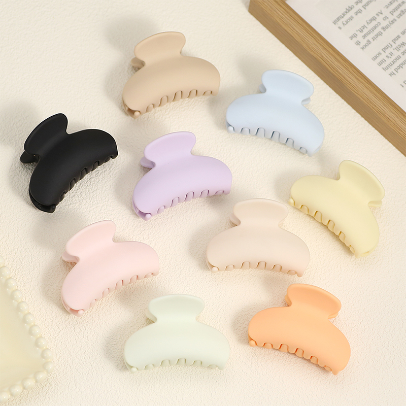 Fan-Shaped Injected Plastic Hair Claw Clip