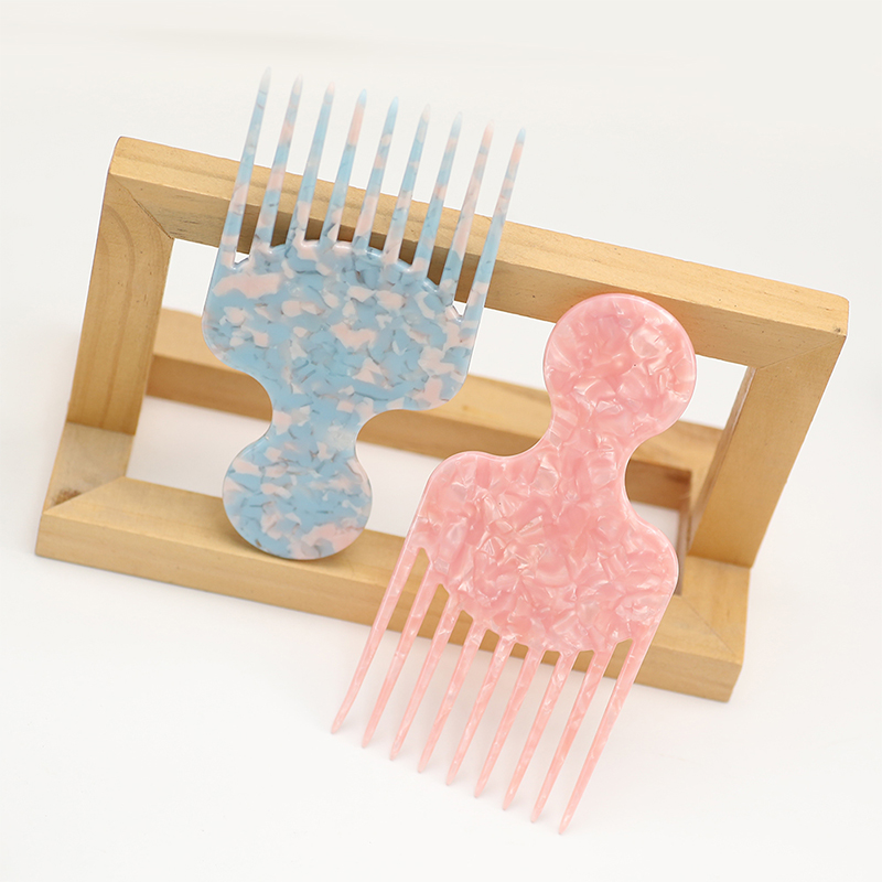 Round Handle Acetate Comb