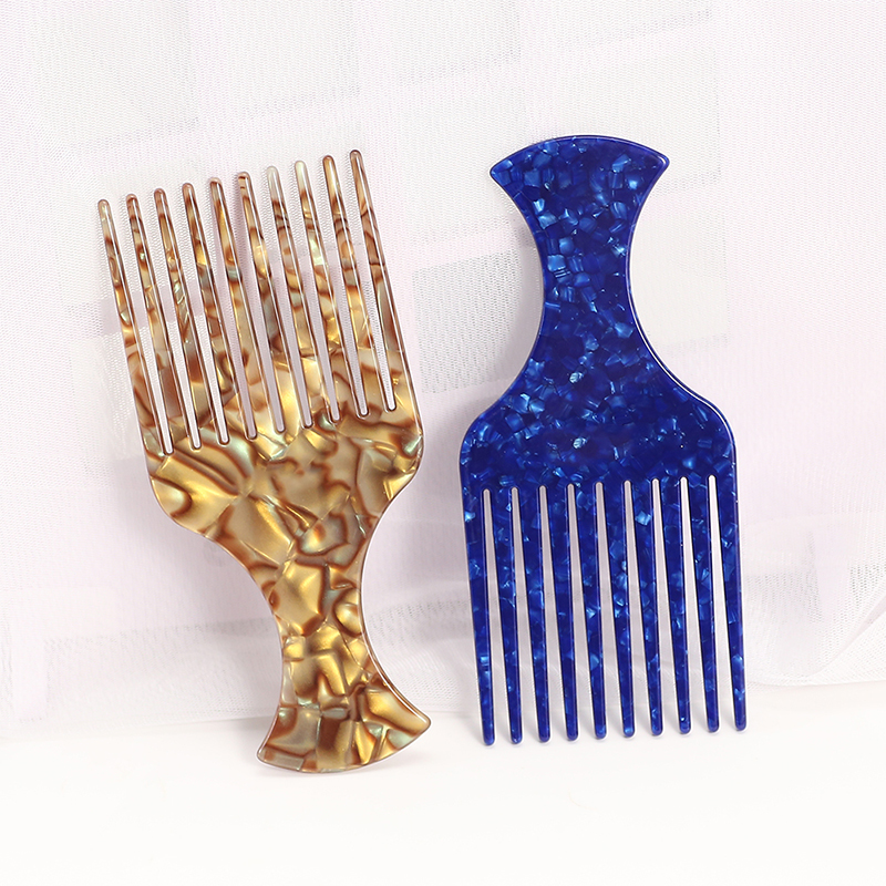 Arc Handle Acetate Comb